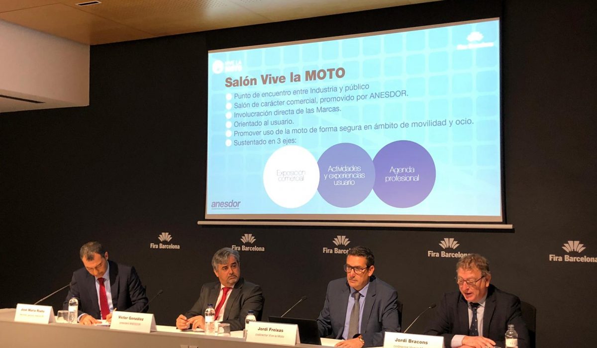 Barcelona se prepara para el mayor evento del sector de las dos ruedas: el Salón Vive la Moto promovido por ANESDOR