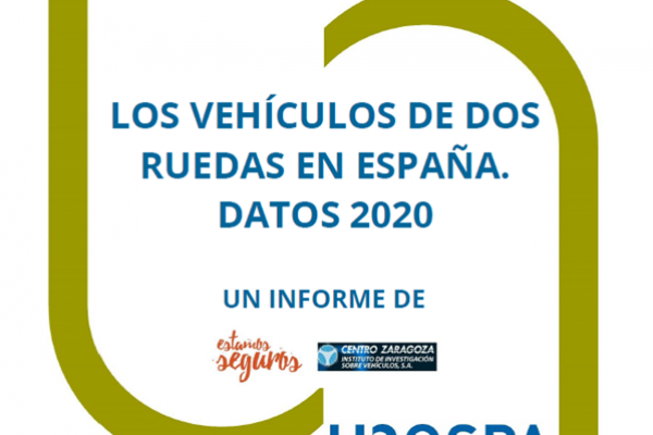 Publicación de la V edición del informe “Las dos ruedas en España. Datos 2020” elaborado por UNESPA en colaboración con ANESDOR y Centro Zaragoza